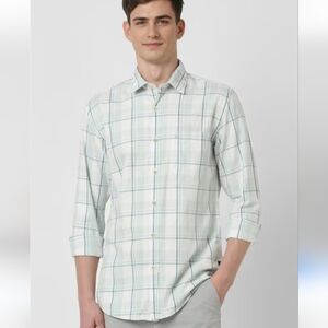 GAP Green Casual Button Down Shirt Lightweight Cotton - Size Small NWT